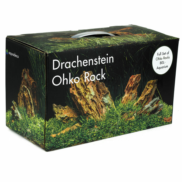 Deko Set Drachenstein F R L Aquarium